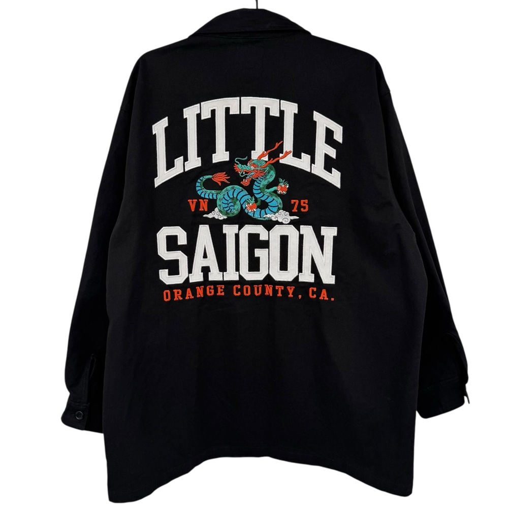 Fall and‎ Rise Light Weight Black Cotton Little Saigon Jacket L